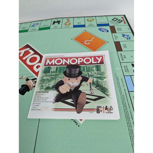 Vintage 2016 Monopoly Edition Game Replacement Board Instructions - Picture 2 of 9